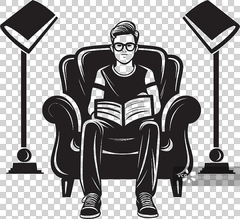 黑色书籍中的教育伊甸园学生图片素材