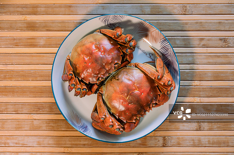 秋季正肥的大闸蟹图片素材