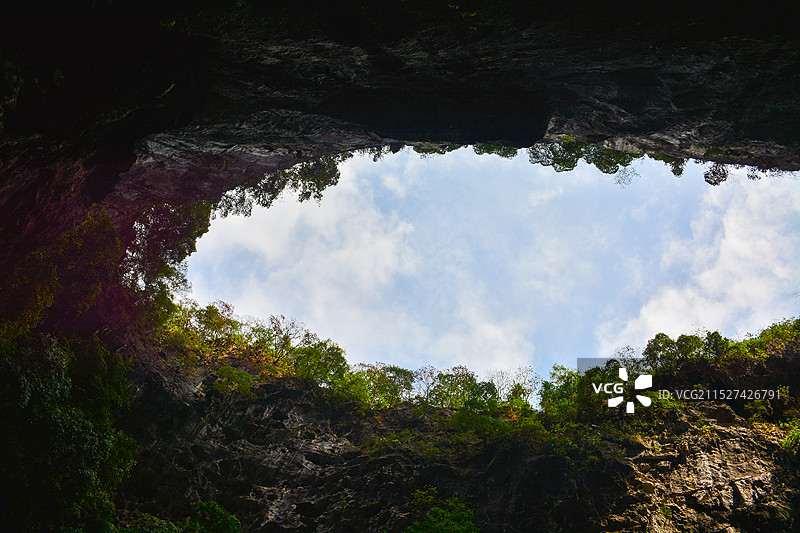 英德洞天仙境华南第一天坑图片素材