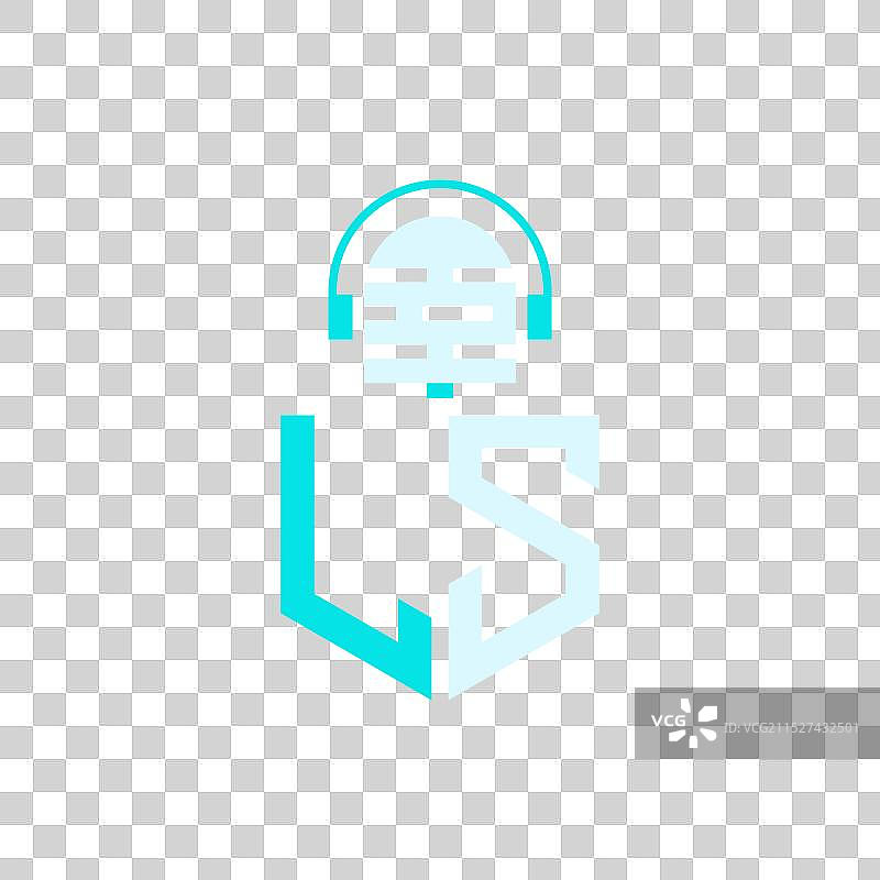 音频音乐LS麦克风logo设计图片素材