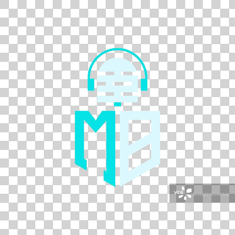 MB麦克风音频音乐标志设计图片素材