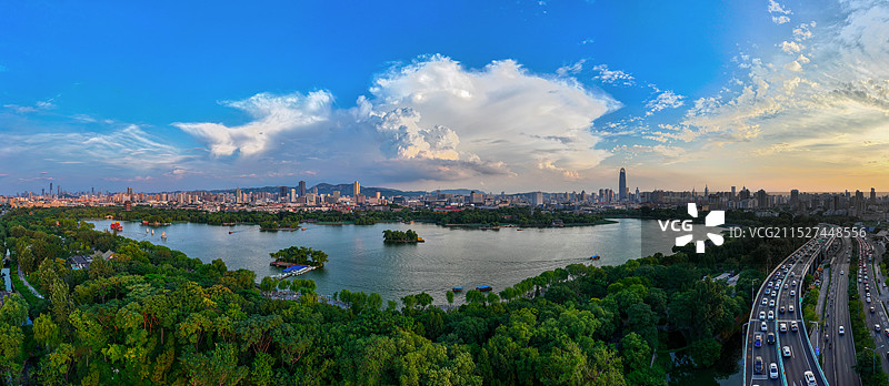 济南城市风光图片素材