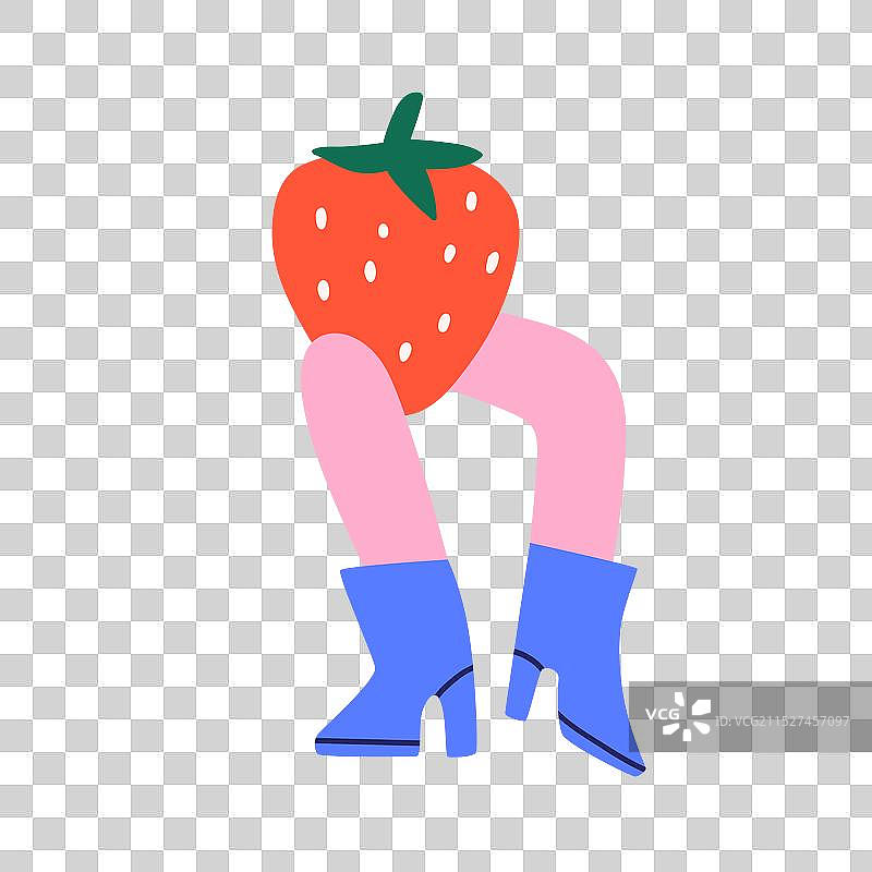 穿着高跟靴的时尚女性图片素材