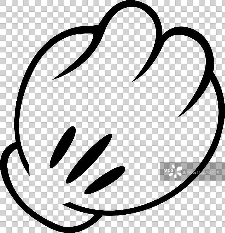 石头剪刀布 - 米老鼠手图片素材