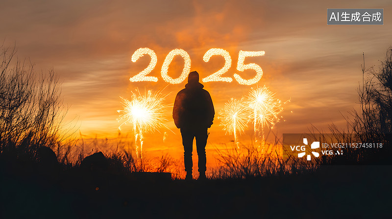 【AI数字艺术】2025新年展望未来图片素材