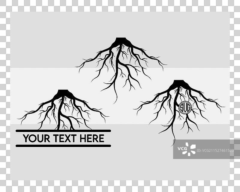 树根剪贴画图片素材