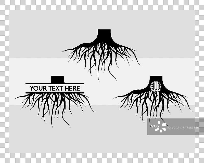 树根剪贴画图片素材