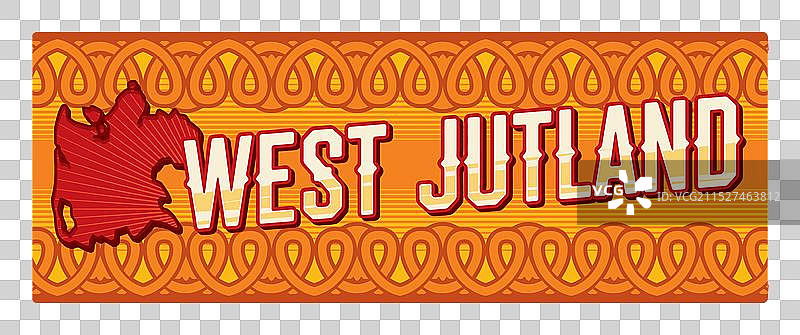 西日德兰丹麦领土旅游牌匾图片素材