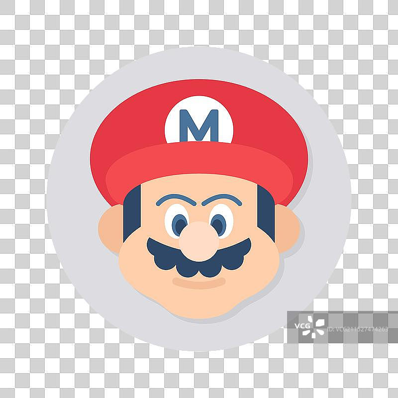 超级马里奥头像设计图片素材