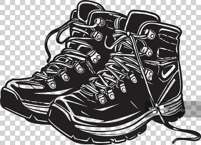 Trailtrek黑色标志设计徽标图片素材