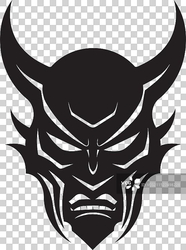 能剧恶鬼标志性标志图片素材