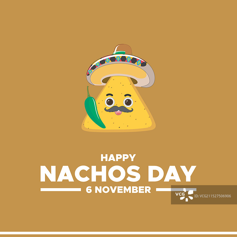 11月6日快乐玉米片日图片素材