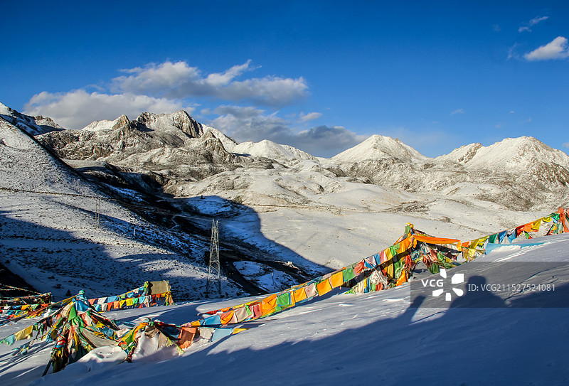 甘孜道孚县亚拉雪山景区图片素材