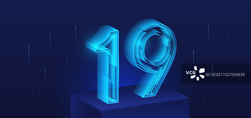 科技数字19图片素材