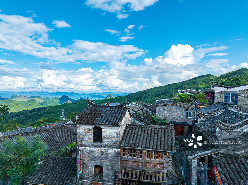 广东清远连南县南岗排千年瑶寨图片素材