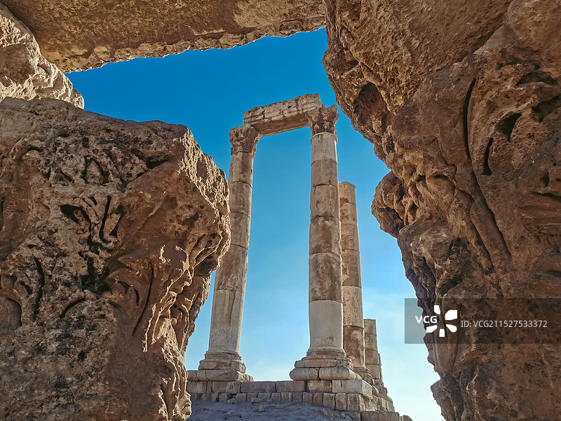 约旦｜安曼城堡山图片素材