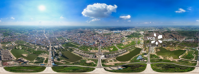 河南，商丘市，归德府，葛国，葛伯国，宁邑，信陵，宁陵古城，中原水城，交通枢纽，四通八达，全景，航拍图片素材