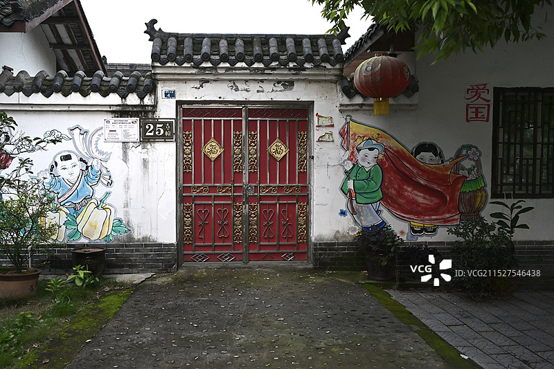 德阳中国绵竹年画村景区图片素材