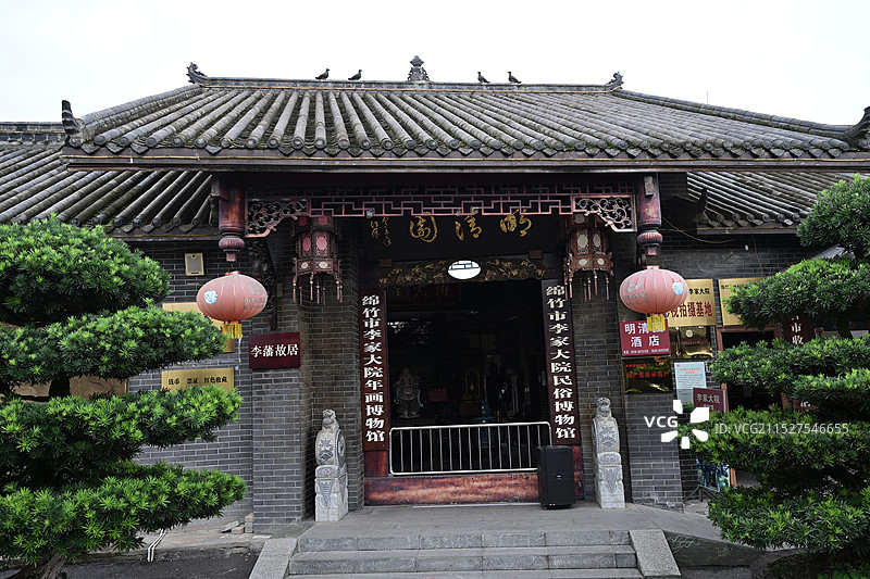 德阳中国绵竹年画村景区图片素材