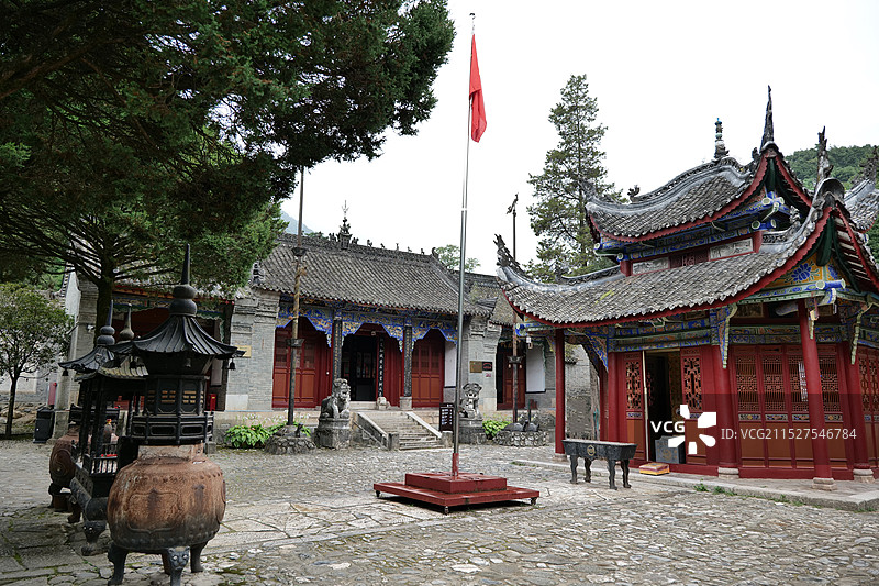 汉中张良庙紫柏山图片素材