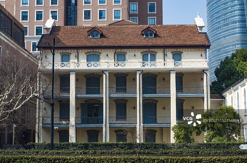 上海徐家汇藏书楼图片素材