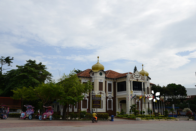 马来西亚马六甲，马六甲市正式被联合国教科文组织列入世界遗产名录图片素材