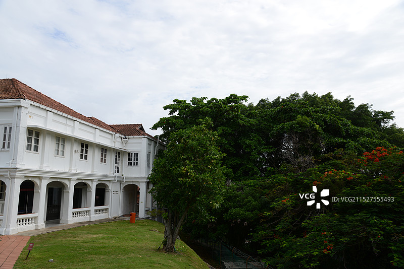 马来西亚马六甲，马六甲市正式被联合国教科文组织列入世界遗产名录图片素材