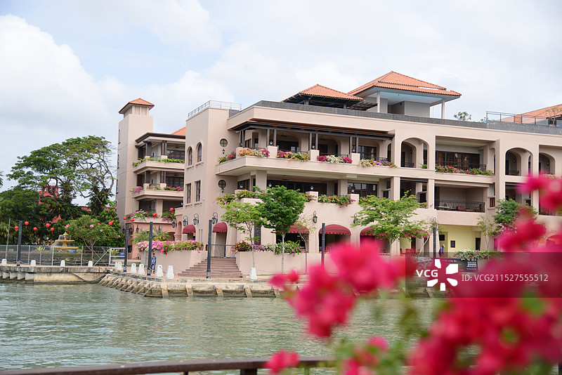 马来西亚马六甲，马六甲市正式被联合国教科文组织列入世界遗产名录图片素材