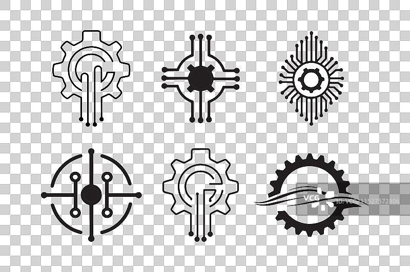 环境可持续性简约符号图片素材