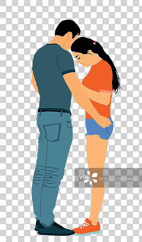 情侣约会亲吻图片素材
