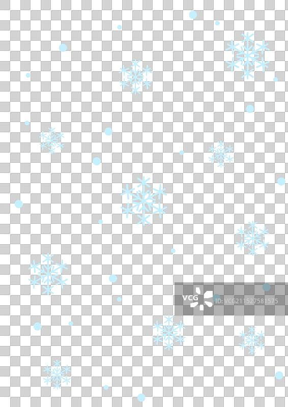 雪花飘落图片素材