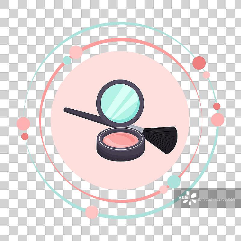 腮红刷图标图片素材