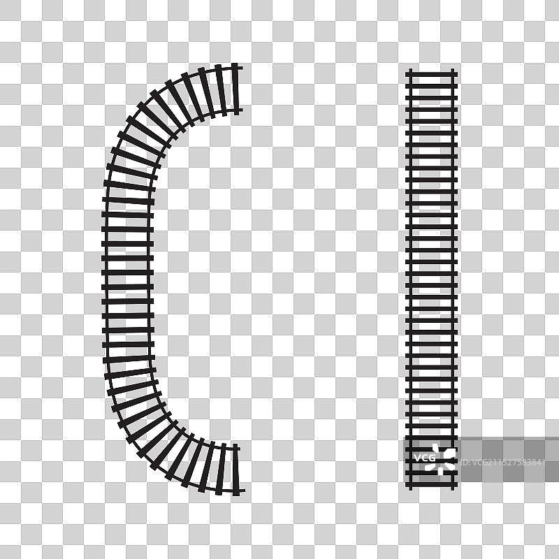 铁路轨道围栏或楼梯纹理图片素材