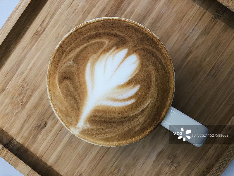 拿铁咖啡图片素材