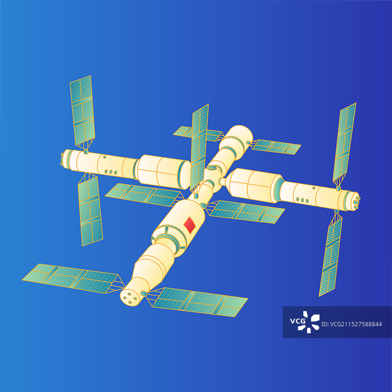 航天日太空站宇宙飞船火星月球探索图片素材