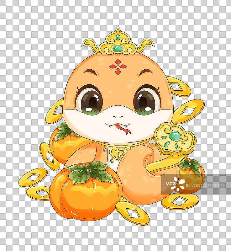 蛇年卡通图片素材