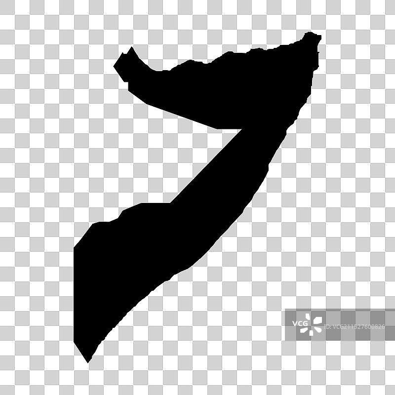 索马里国家地图图标图片素材