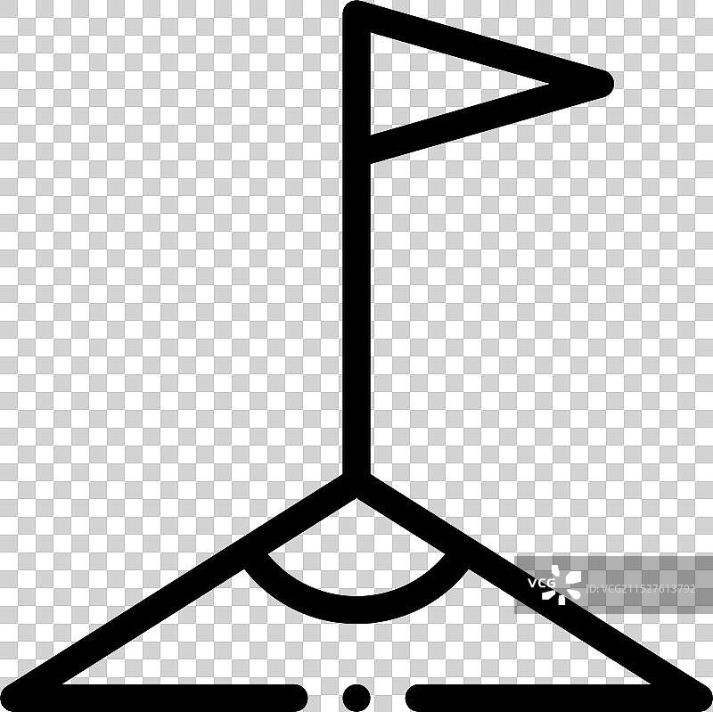 角落图标线性设计图片素材