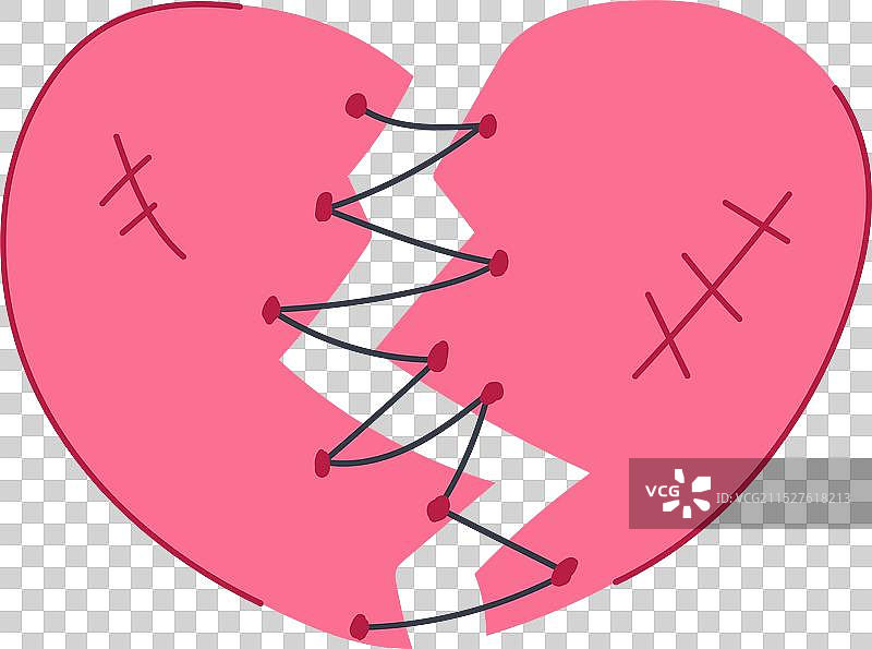 心碎卡通图片素材