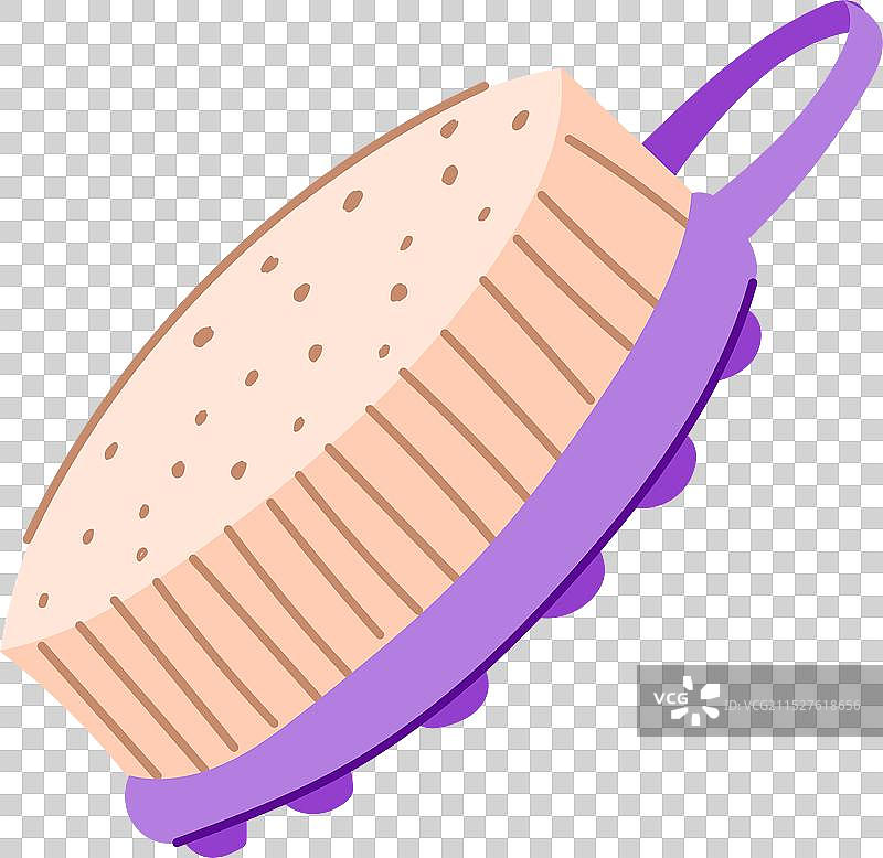 丝瓜络沐浴卡通图片素材