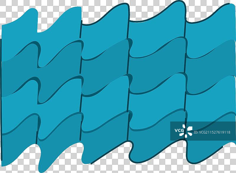 住宅屋顶瓦片卡通图片素材