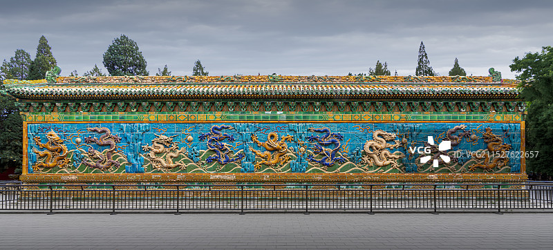 九龙壁 北海图片素材