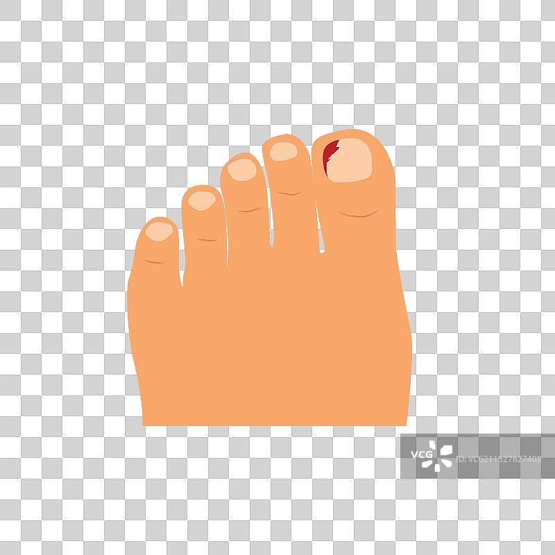 卡通脚趾壁纸图片素材