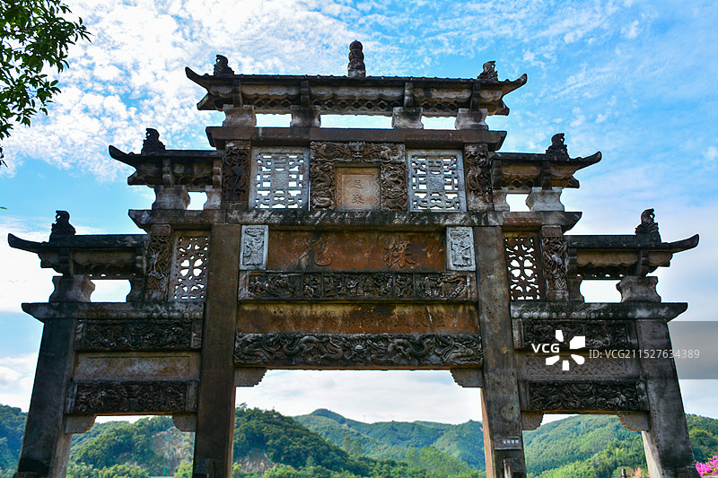 英德浈阳峡牌坊图片素材