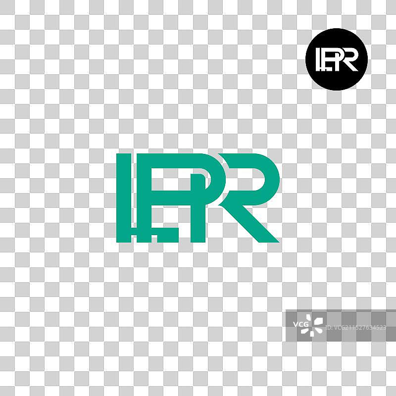 LPR标志字母单色设计图片素材