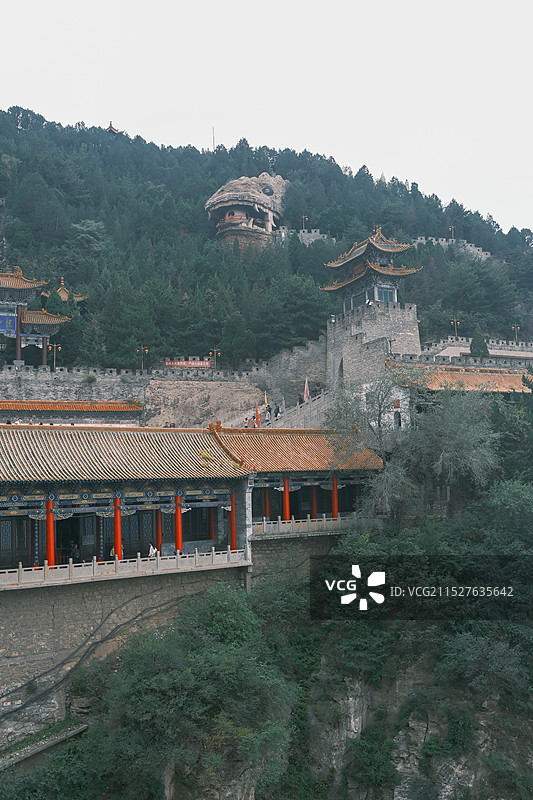绵山龙头寺图片素材