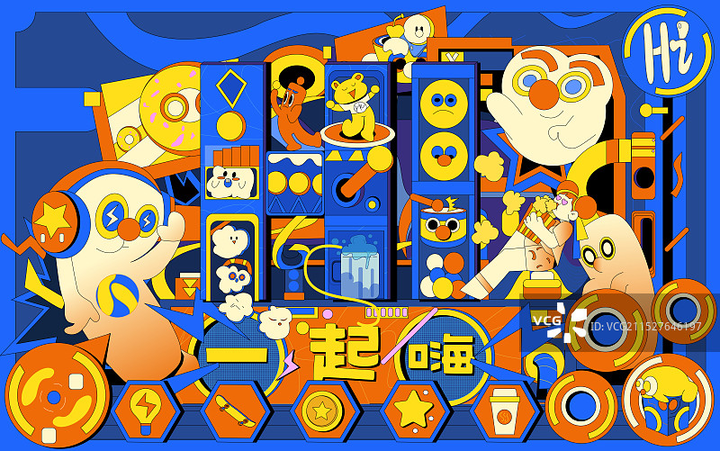 金融，娱乐，嗨歌，图片素材