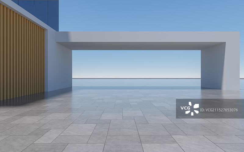 现代建筑空间内部图片素材