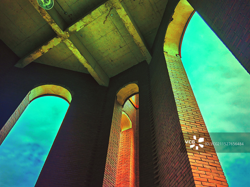 中国油画院红砖建筑之美图片素材