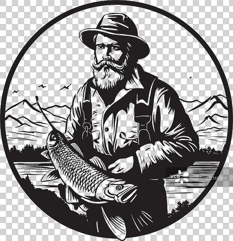 自豪的航海者标志图案图片素材